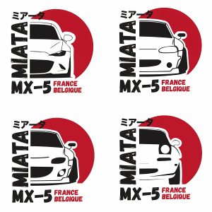 Stickers MX5FRBE aux choix