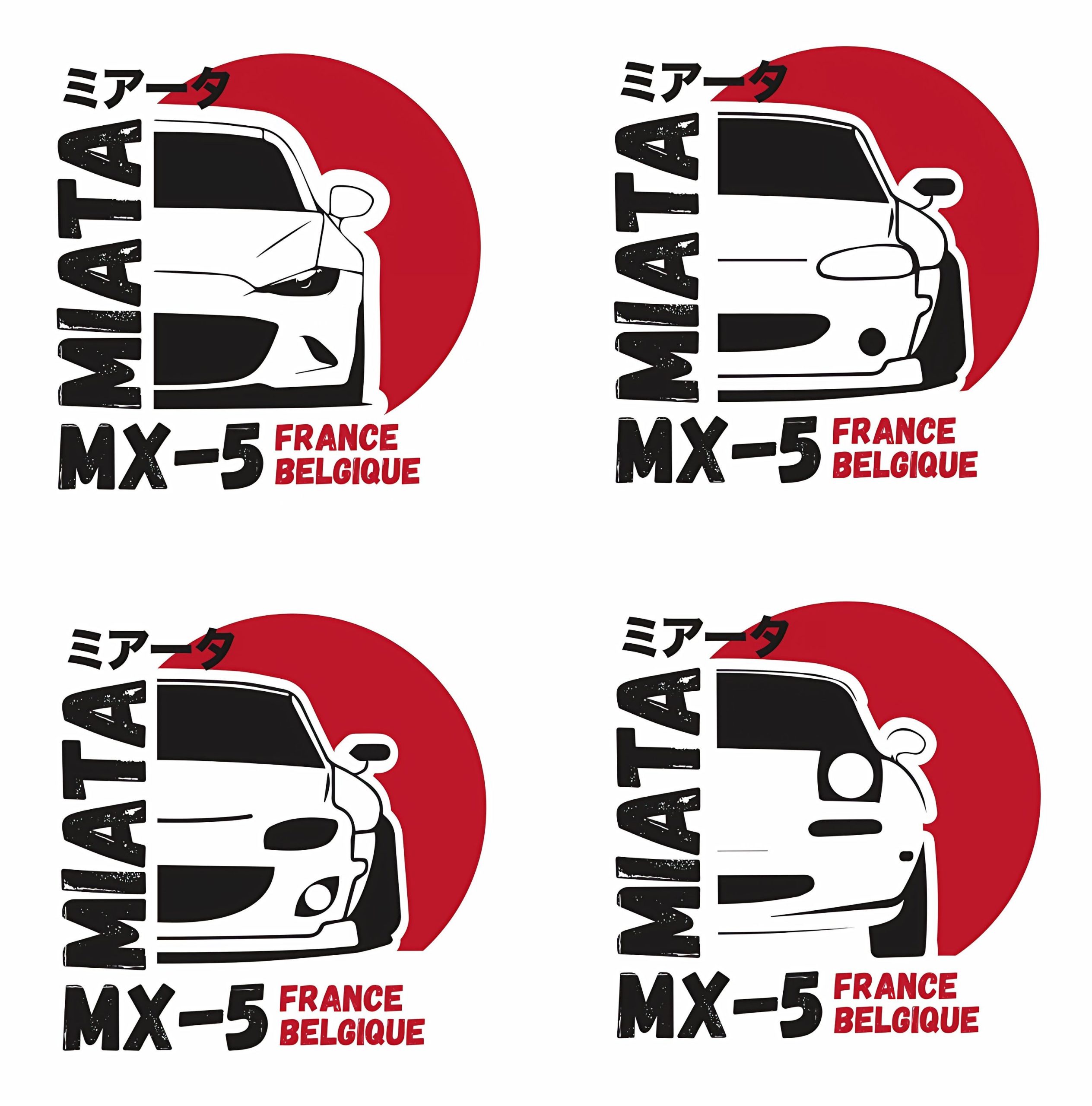 Stickers MX5FRBE aux choix