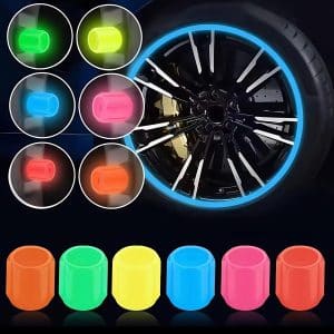 Bouchons de valve phosphorescent