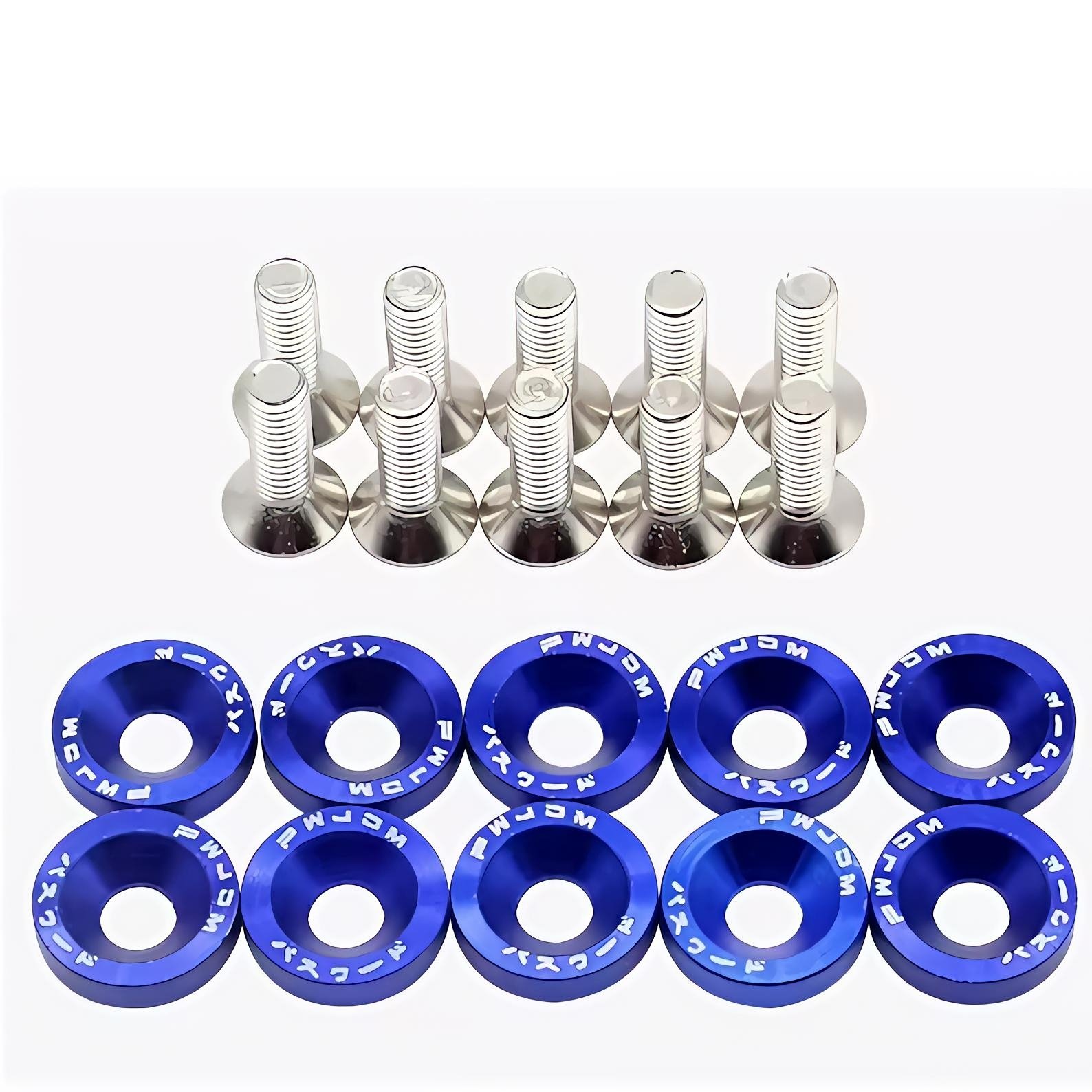 Vis + rondelles anodisées JDM M6 (lot de 20) – Image 9