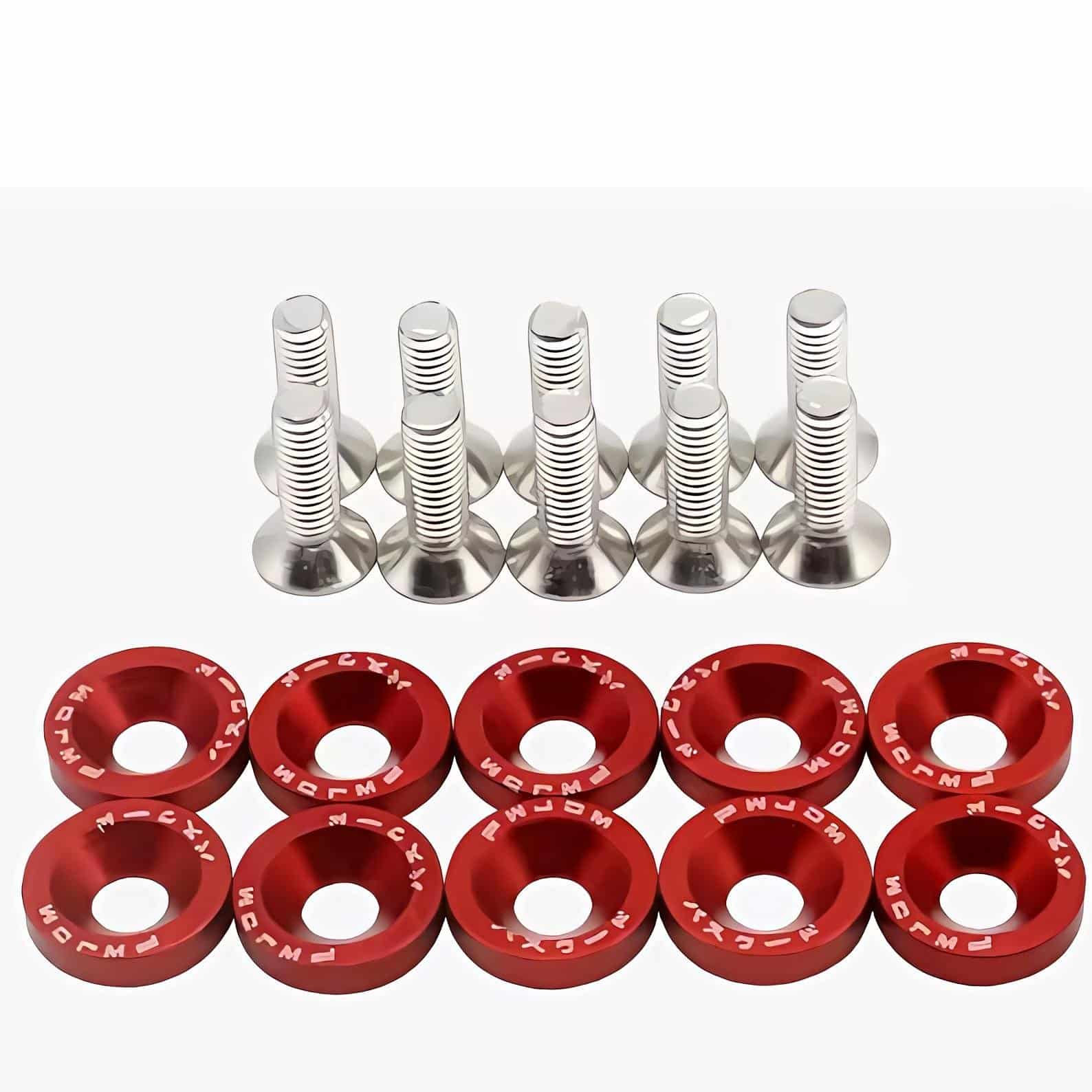 Vis + rondelles anodisées JDM M6 (lot de 20) – Image 6