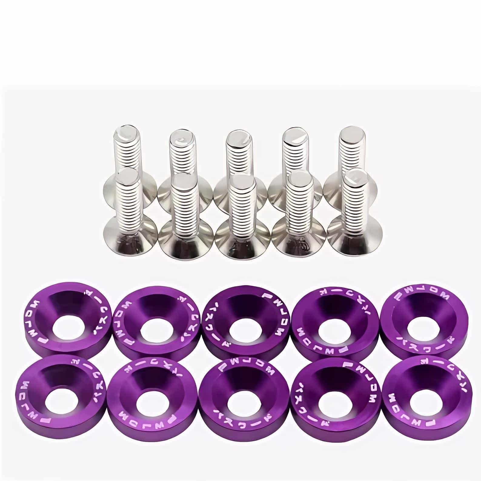 Vis + rondelles anodisées JDM M6 (lot de 20) – Image 11